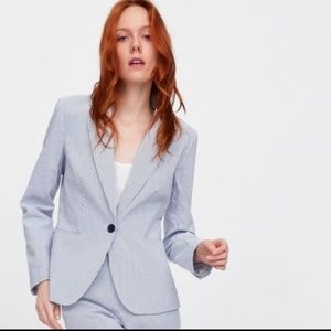 ZARA | Womens Pinstripe Blazer